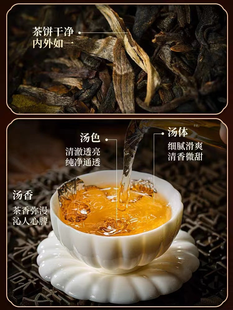 Golden Award of Tea Expo Mengsong Guzhai Organic Pu'er Ripe Tea