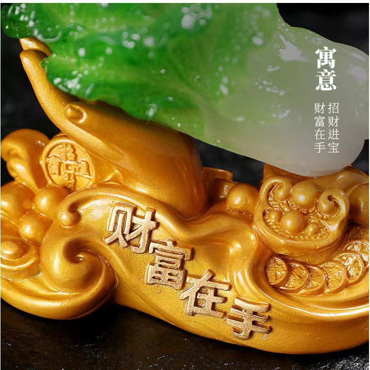 Cabbage tea pet Yuanbao tea pet color-changing pet creative boutique tea play